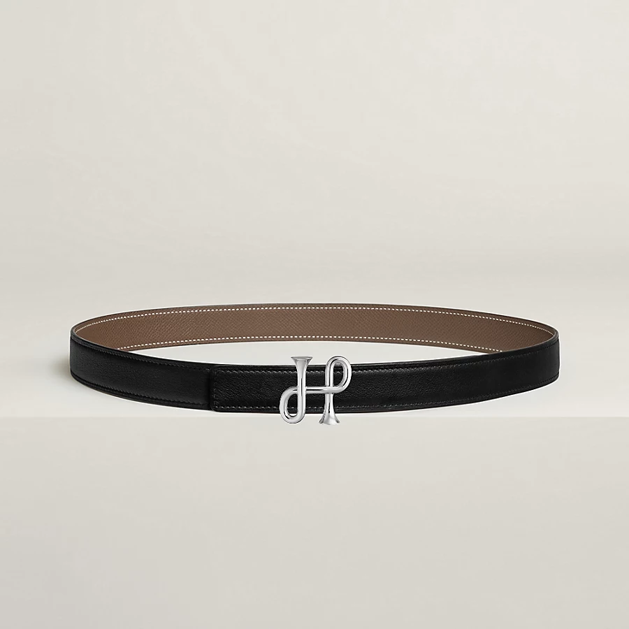 Cor Baroque belt buckle & Reversible leather strap 24 mm - Image 2